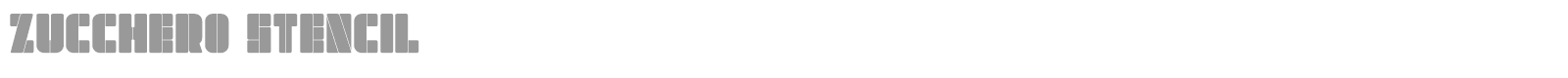 Zucchero font preview